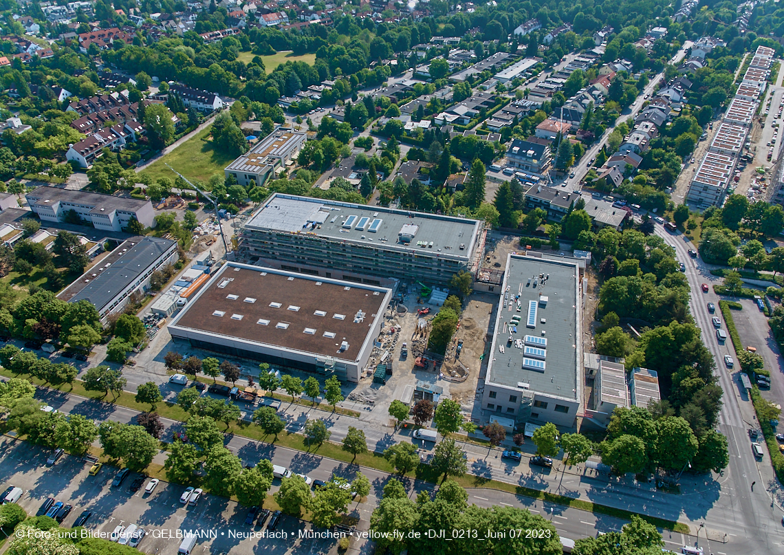 07.06.2023 - Baustelle zur Grundschule am Karl-Marx-Ring in Neuperlach